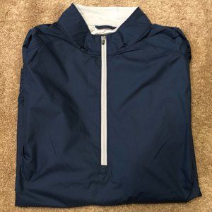 NWT Peter Millar Lightweight Golf Windbreaker 1/4 Zip Pullover Size XL